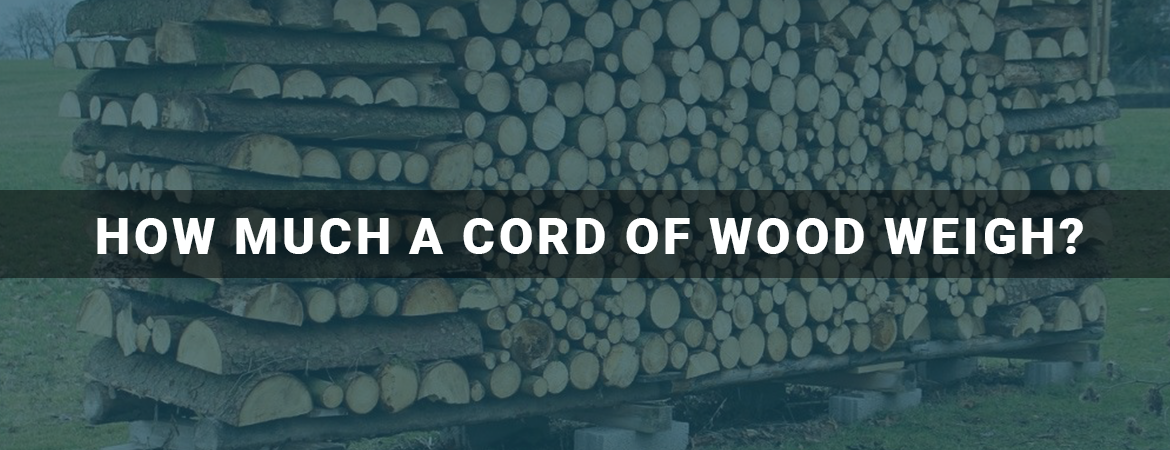 How much does a cord of wood weigh?